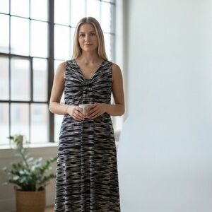 Chaus Black and White Lined Dress